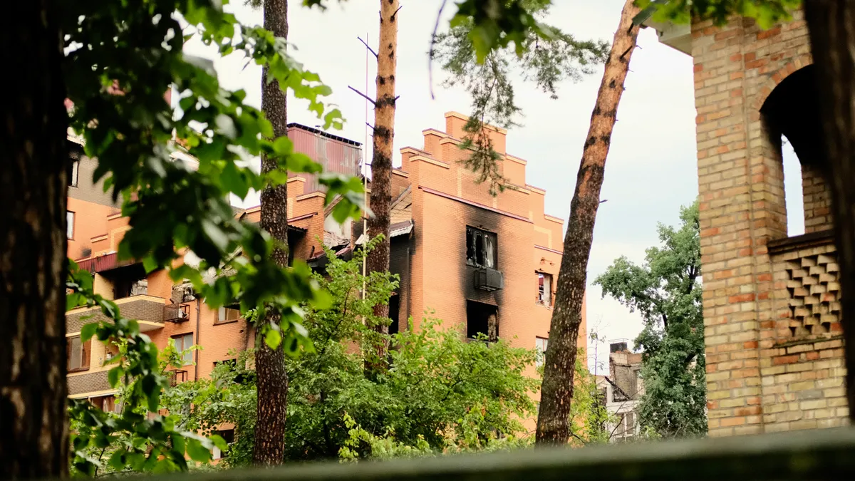 A fire-damaged Texas home interior after a house fire — the starting point for selling a house with fire damage