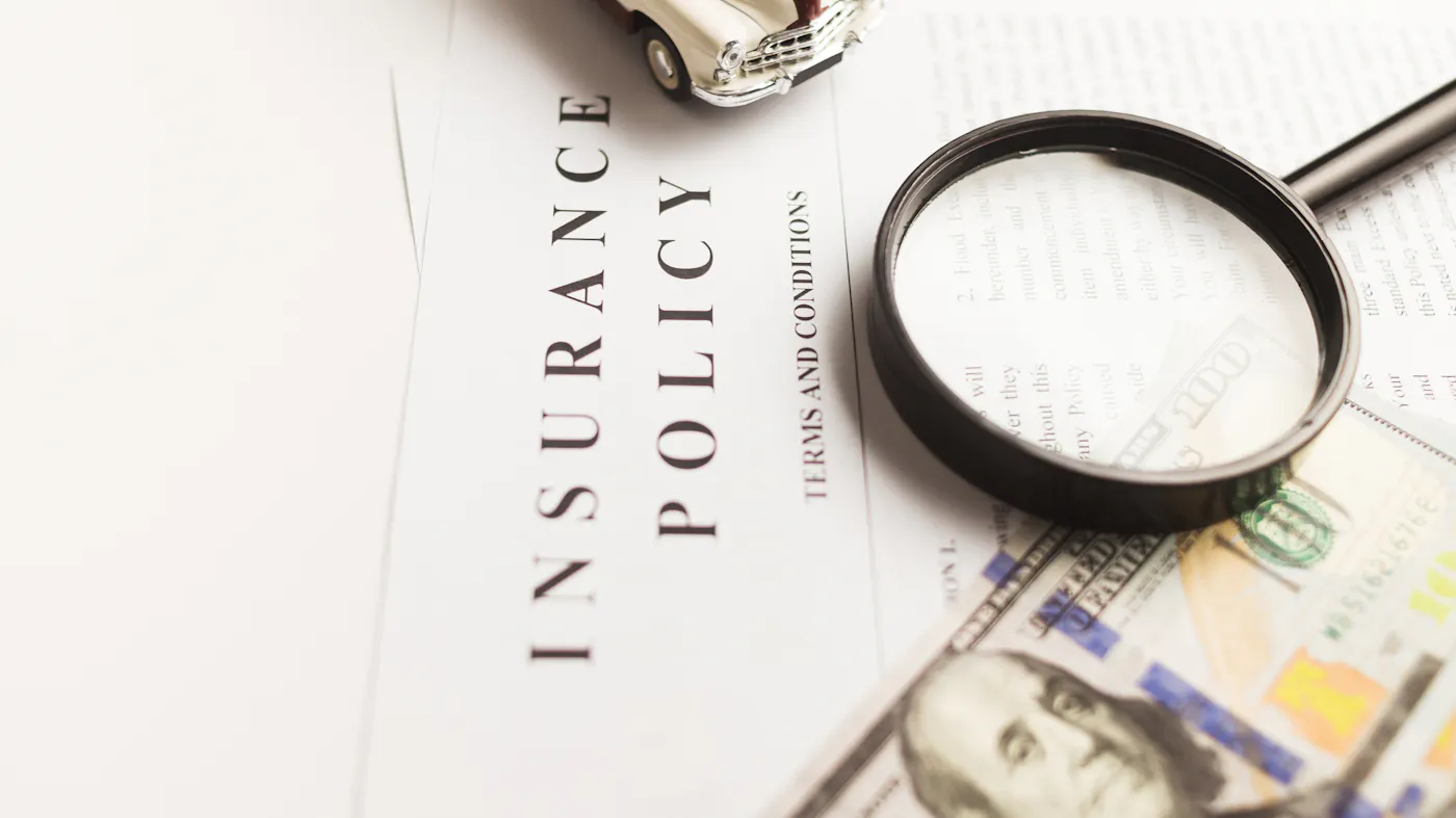 Reviewing insurance and disclosure documents for the sale of a fire-damaged Texas house