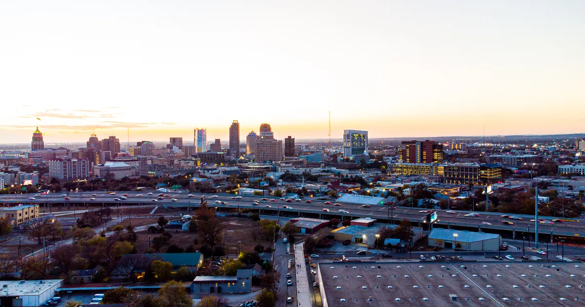 San Antonio, Texas skyline at dusk — Slagle Investments inherited-home service area